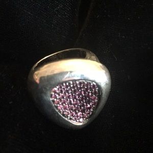 Roberto Coin Capri plus Silver Rhodolite ring
